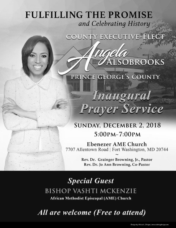 County Executive-Elect, Angela Alsobrooks County Executive-Elect, Angela Alsobrooks