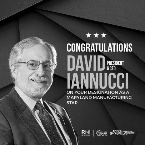 Prince George’s County Economic Development Corporation President & CEO David Iannucci Honored as Maryland Manufacturing Star