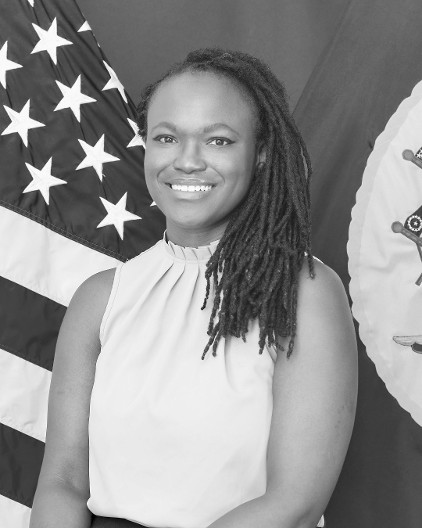 Photo by Petty Officer 2nd Class Justin Woods  Naval Medical Center Camp Lejeune 210625-N-FB730-1009 CAMP LEJEUNE (June 6, 2025) Dr. Andrea Karsten poses for an official residency portrait on June 21, 2024. The Combined Military-Civilian Psychiatry Residency Program is a partnership between NMCCL and NOVANT Health that puts medical residents through four years of clinical training in psychiatry.